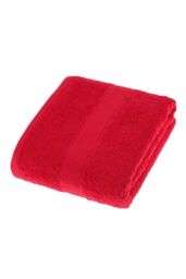 Homescapes 500 GSM Turkish Cotton Towel Soft, Absorbent & Quick-Drying in Red - thumbnail 5