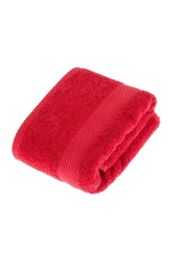 Homescapes 500 GSM Turkish Cotton Towel Soft, Absorbent & Quick-Drying in Red - thumbnail 4