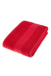 Homescapes 500 GSM Turkish Cotton Towel Soft, Absorbent & Quick-Drying in Red - thumbnail 6