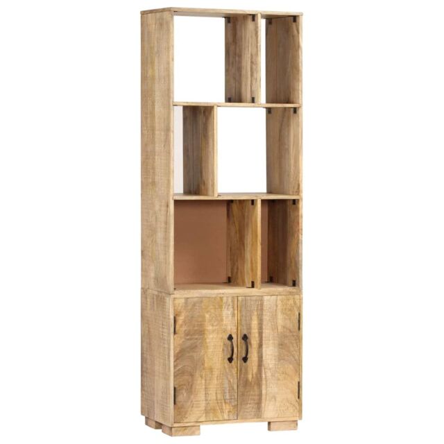Berkfield Home Bookshelf 60x35x180 cm Solid Mango Wood in Brown - Size: 60 x 35 x 180 cm - image 1