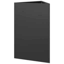 Berkfield Home Durable Garden Planter Black Triangular 50x43x75 cm Steel - Size: 50 x 43 x 75 cm - thumbnail 6