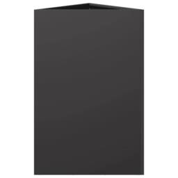 Berkfield Home Durable Garden Planter Black Triangular 50x43x75 cm Steel - Size: 50 x 43 x 75 cm - thumbnail 5