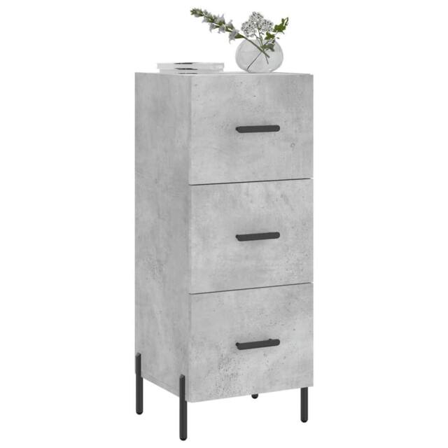 Berkfield Home Sideboard Concrete Grey 34.5x34x90 cm Engineered Wood - image 1