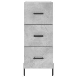 Berkfield Home Sideboard Concrete Grey 34.5x34x90 cm Engineered Wood - thumbnail 6