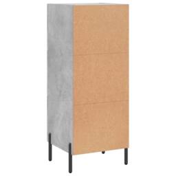 Berkfield Home Sideboard Concrete Grey 34.5x34x90 cm Engineered Wood - thumbnail 8
