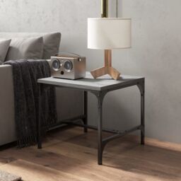 Berkfield Home Side Tables 2 pcs Grey Sonoma 40x40x35 cm Engineered Wood - Size: 40 x 40 x 35 cm - thumbnail 4