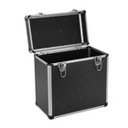"EONLION 12"" Vinyl LP Storage Case DJ Record Carry Box Holder Black"