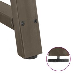 Berkfield Home Coffee Table Legs A-Shaped 2 pcs 90x(72-73) cm Steel in Black - thumbnail 9