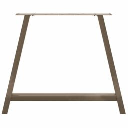 Berkfield Home Coffee Table Legs A-Shaped 2 pcs 90x(72-73) cm Steel in Black - thumbnail 5