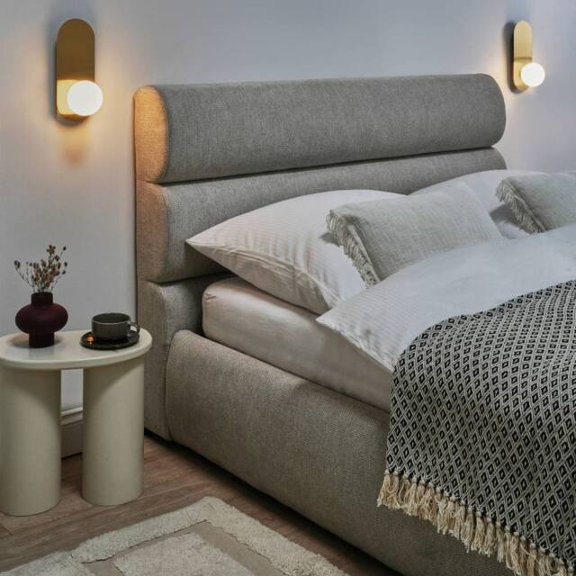 Wyld and Coco Gold Wall Lamps Set of 2 - Opaque Glass Vintage Globe - image 1