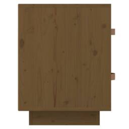 Berkfield Home Bedside Cabinet Honey Brown 40x34x45 cm Solid Wood Pine - Size: 40 x 34 x 45 cm - thumbnail 7