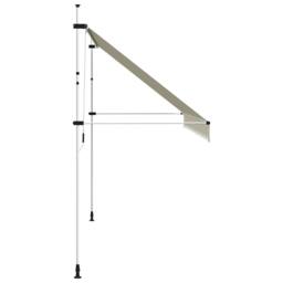 Berkfield Home Manual Retractable Awning 400 cm Cream - thumbnail 3
