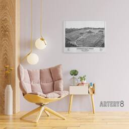 "Artery8 Ransom US Civil War Andersonville Prison Canvas Wall Art Print in Grey - Size: W18"" x H24""" - thumbnail 3