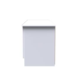 Ready Assembled 2 U Windsor 2 Door 2 Drawer Superwide TV Unit (Ready Assembled) in White - thumbnail 2