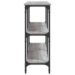 Berkfield Home Decorative Console Table Grey Sonoma 200x29x75 cm Engineered Wood - Size: 200 x 29 x 75 cm - thumbnail 5