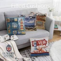 Luxury Living Playful Kittens Tapestry Cushions - (Set of 4 with Plump Pads) - Size: 45 cm x 45 cm - thumbnail 3