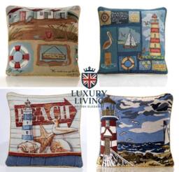 Luxury Living Playful Kittens Tapestry Cushions - (Set of 4 with Plump Pads) - Size: 45 cm x 45 cm - thumbnail 7