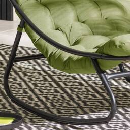 FurnitureboxUK Hydra Metal Outdoor Garden Rocking Chair in Green - thumbnail 6