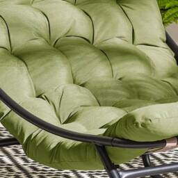 FurnitureboxUK Hydra Metal Outdoor Garden Rocking Chair in Green - thumbnail 4