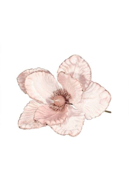 KDMD Pink Velvet Magnolia with Glitter Edge Dia20cm 3 Pack - image 1