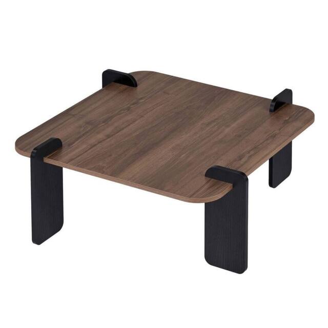 CALICOSY Square Coffee Table, 90 Cm Long - ORME in Brown - image 1