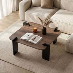 CALICOSY Square Coffee Table, 90 Cm Long - ORME in Brown - thumbnail 3