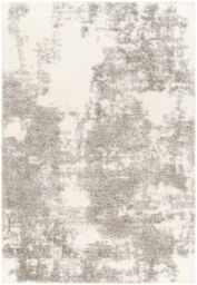 Livabliss Cloudy Shag-Modern Grey Beige Soft Plush Pile Living Bedroom Rug in Ivory - Size: 160 cm x 215 cm - thumbnail 2