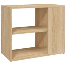 Berkfield Home Side Cabinet Sonoma Oak 60x30x50 cm Engineered Wood in Brown - Size: 60 x 30 x 50 cm - thumbnail 2