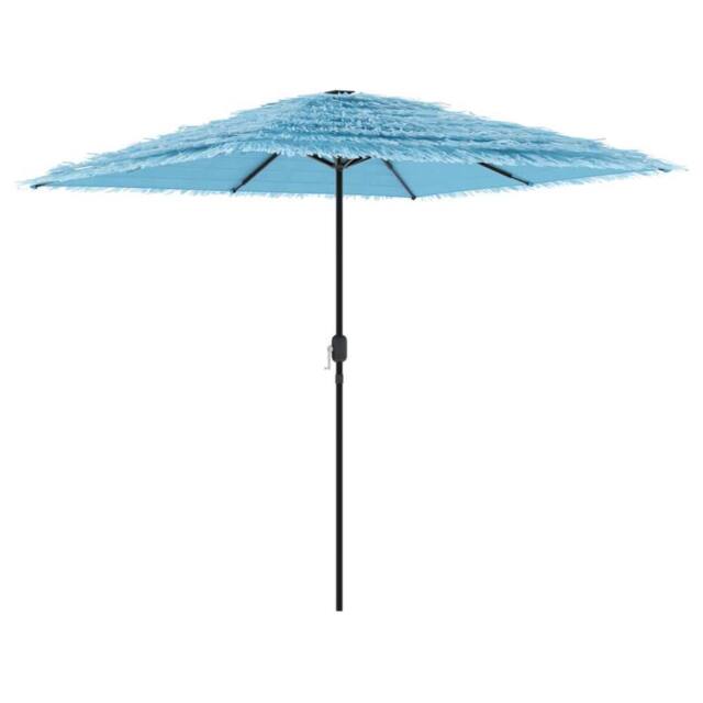 Berkfield Home Garden Parasol with Steel Pole Blue 248x248x248 cm - Size: 248 x 248 x 248 cm - image 1