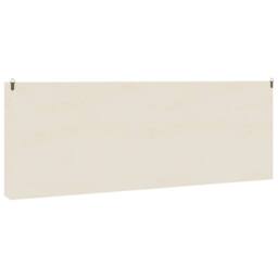 Berkfield Home Wall Display Cabinet with Doors 100x8.5x37 cm in Light Sand - thumbnail 7