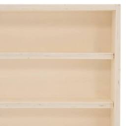 Berkfield Home Wall Display Cabinet with Doors 100x8.5x37 cm in Light Sand - thumbnail 9