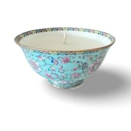 Candle Up Oriental Teal Bowl Candle - thumbnail 2
