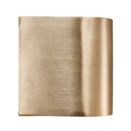 Nordlux Modern Outdoor Wall Light Brass Brass Intergrated LED Coastal/Marine Safe - Mains Powered, IP44 in Gold - thumbnail 3