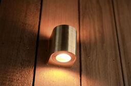 Nordlux Modern Outdoor Wall Light Brass Brass Intergrated LED Coastal/Marine Safe - Mains Powered, IP44 in Gold - thumbnail 7