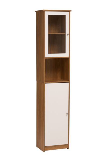 Orsina Floor Standing Tall Cabinet in Dark Brown - image 1