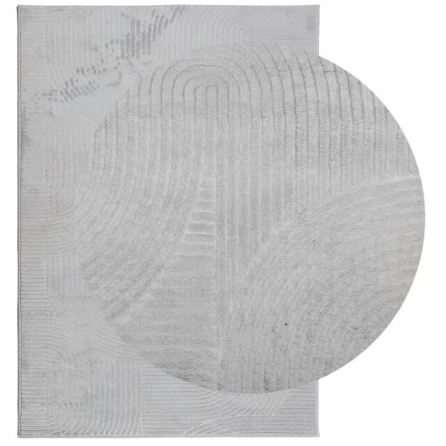 Berkfield Home Rug IZA Short Pile Scandinavian Look Grey 120x170 cm - Size: Medium - image 1