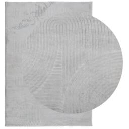 Berkfield Home Rug IZA Short Pile Scandinavian Look Grey 120x170 cm - Size: Medium - thumbnail 1