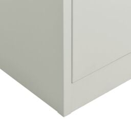 Berkfield Home Locker Cabinet Light Grey 90x40x180 cm Steel - Size: 90 x 40 x 180 cm - thumbnail 6