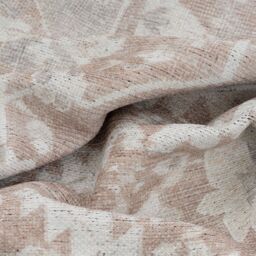 Kukoon Neutral Beige Medallion Non Slip Washable Low Pile Rug - Size: 60 cm x 240 cm - thumbnail 5