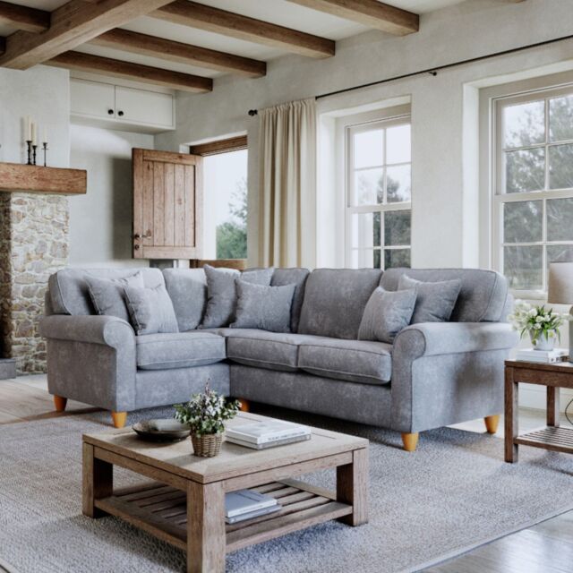 The Great Sofa Company Flora 1 Corner 2 Sofa Glory Anthracite in Mid Grey - image 1