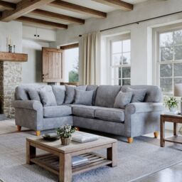 The Great Sofa Company Flora 1 Corner 2 Sofa Glory Anthracite in Mid Grey - thumbnail 1