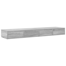 Berkfield Home Bed Drawers - Grey Sonoma, 150 x 36.5 x 16.5 cm, Made of Engineered Wood - Size: 150 x 36.5 x 16.5 cm - thumbnail 8