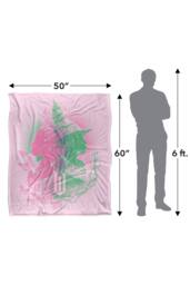 NBCU Wicked Pink & Green Glinda & Elphaba Portrait Blanket - Size: Large - thumbnail 3