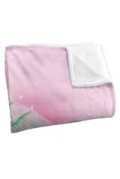 NBCU Wicked Pink & Green Glinda & Elphaba Portrait Blanket - Size: Large - thumbnail 4