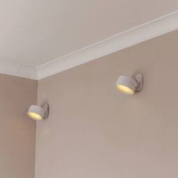 EONLION 2x Easy Fit Touch Wall Light Fittings Rechargeable LED Lamps in White - thumbnail 3