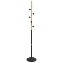 Berkfield Home Coat Stand Black 177 cm Powder-coated Iron - thumbnail 6