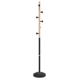 Berkfield Home Coat Stand Black 177 cm Powder-coated Iron - thumbnail 2
