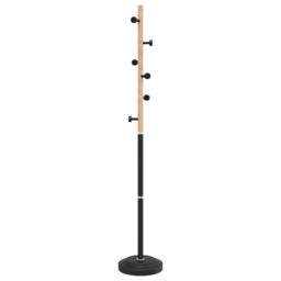 Berkfield Home Coat Stand Black 177 cm Powder-coated Iron - thumbnail 5