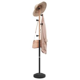 Berkfield Home Coat Stand Black 177 cm Powder-coated Iron