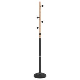 Berkfield Home Coat Stand Black 177 cm Powder-coated Iron - thumbnail 4